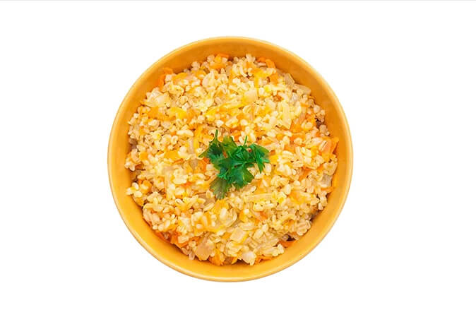 Porridge de pastel de zanahoria